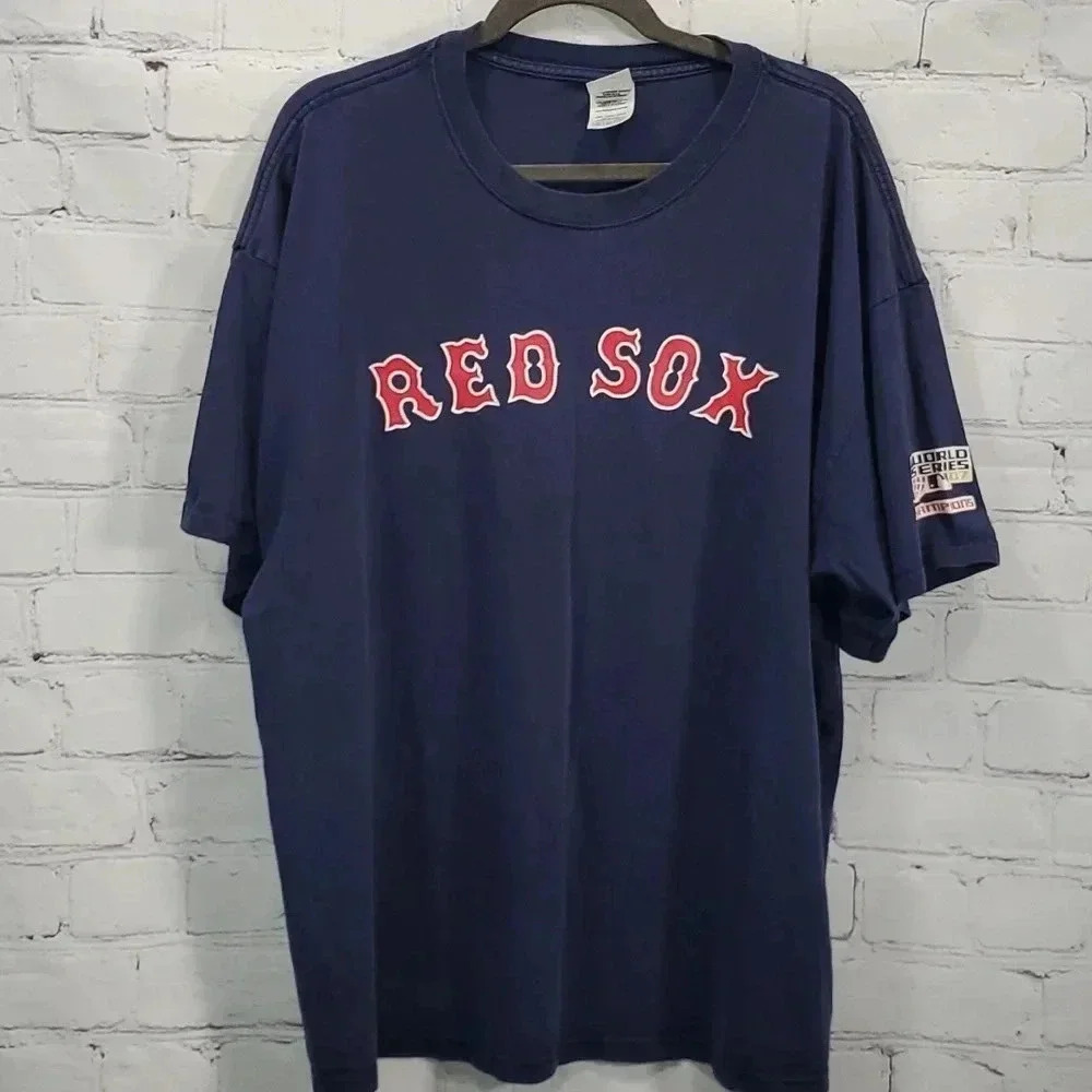 Vintage Jonathan Papelbon #58 2XL Delta Boston Red Sox T-Shirt World Series 2007 - Picture 5 of 14